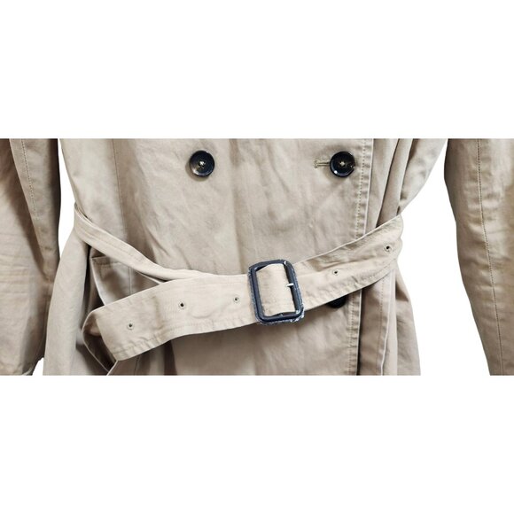 Massimo Dutti Women’s Trench Coat With Belt Brown Size M - Picture 6 of 16